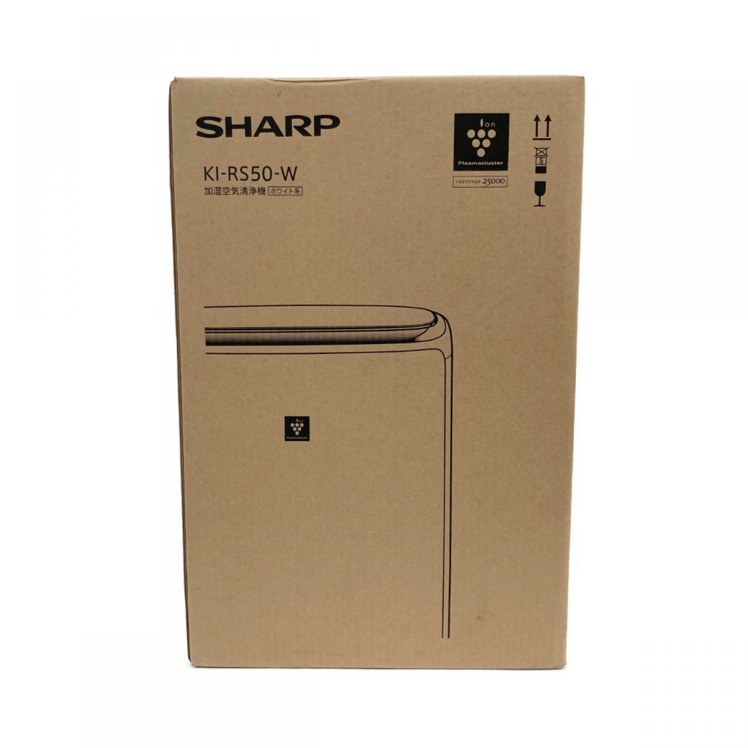 新品未開封　シャープ SHARP 加湿空気清浄機　プラズマクラスター25000