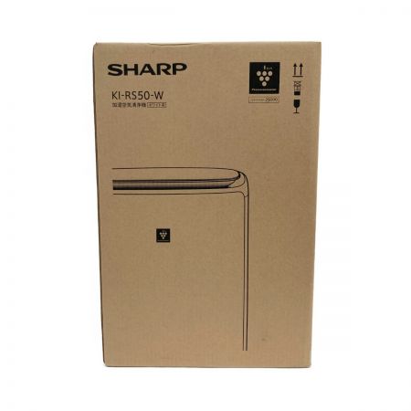  SHARP シャープ 加湿空気清浄機 ラズマクラスター 25000 KI-RS50-W 未開封品
