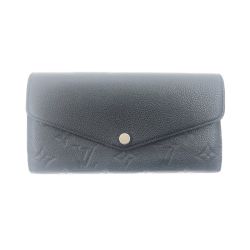 〇〇 LOUIS VUITTON ルイヴィトン モノグラム アンプラント ポルトフォイユ サラ 長財布 M61182 ブラック Dランク