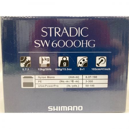  SHIMANO シマノ STRADIC 20ストラディック SW 6000HG 04246 スピニングリール
