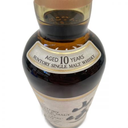 【北海道内限定発送】 YAMAZAKI 山崎/サントリー 山崎 10年 シングルモルト ホワイトラベル 40度 700ml 未開栓