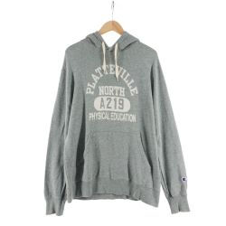 〇〇 Champion チャンピオン メンズ パーカー プルオーバーパーカー サイズL C3-G109 グレー Bランク