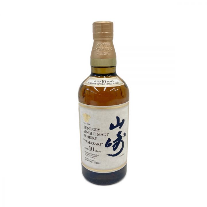 北海道内限定発送】 YAMAZAKI 山崎/サントリー 山崎 10年 700ml シングルモルト ホワイトラベル ウィスキー  未開栓｜中古｜なんでもリサイクルビッグバン