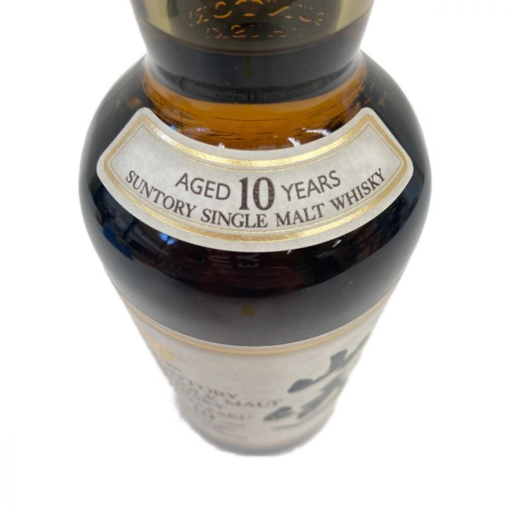 北海道内限定発送】 YAMAZAKI 山崎/サントリー 山崎 10年 700ml シングルモルト ホワイトラベル ウィスキー 未開栓 ｜中古｜なんでもリサイクルビッグバン