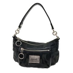  COACH コーチ バッグ ワンショルダーバッグ ポピー シグネチャー 14562 ブラック Bランク