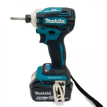  MAKITA マキタ 充電式 インパクトドライバ 18V 6.0Ah TD172D グリーン ※若干の軸ブレ有