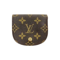 〇〇 LOUIS VUITTON ルイヴィトン モノグラム ポルト モネ グゼ コインケース M61970 ブラウン Cランク