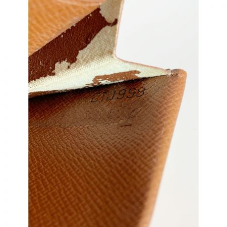  LOUIS VUITTON ルイヴィトン モノグラム ポルト モネ グゼ コインケース M61970 ブラウン