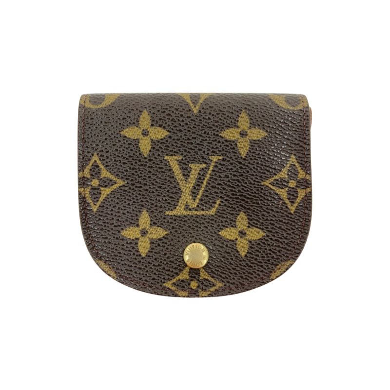 中古】 LOUIS VUITTON ルイヴィトン モノグラム ポルト モネ グゼ