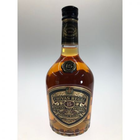 CHIVAS REGAL シーバスリーガル ウィスキー スコッチ 15年 750ml 43％ 未開栓｜中古｜なんでもリサイクルビッグバン