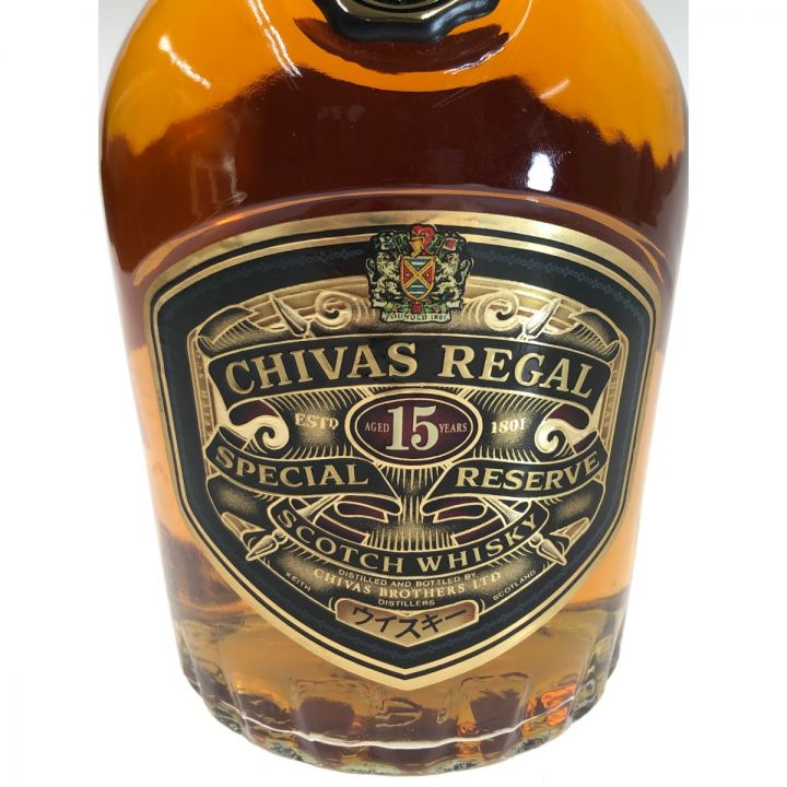 CHIVAS REGAL シーバスリーガル ウィスキー スコッチ 15年 750ml 43％ 未開栓｜中古｜なんでもリサイクルビッグバン