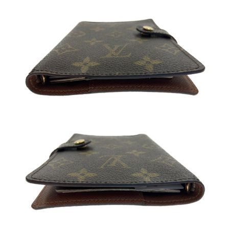  LOUIS VUITTON ルイヴィトン モノグラム アジェンダ PM 手帳カバー R20005 ブラウン