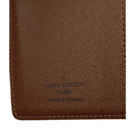  LOUIS VUITTON ルイヴィトン モノグラム アジェンダ PM 手帳カバー R20005 ブラウン