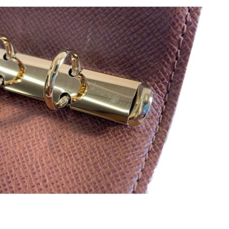 LOUIS VUITTON ルイヴィトン モノグラム アジェンダ PM 手帳カバー R20005 ブラウン