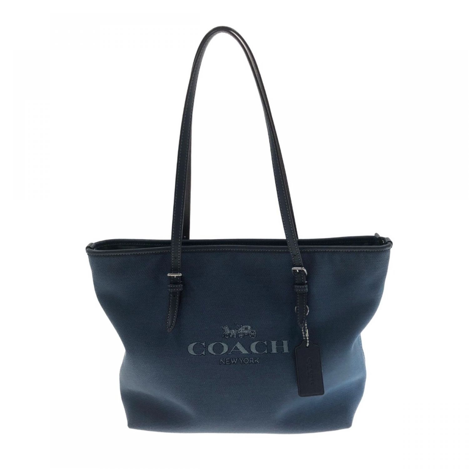 中古】 COACH コーチ バッグ トートバッグ 6528 ブルー Bランク｜総合