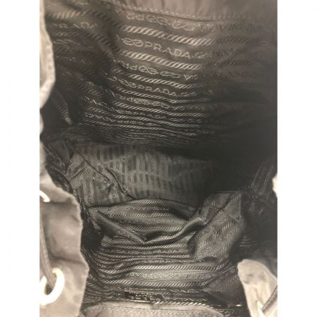  PRADA プラダ リュック デイパック ロゴプレート  ブラック