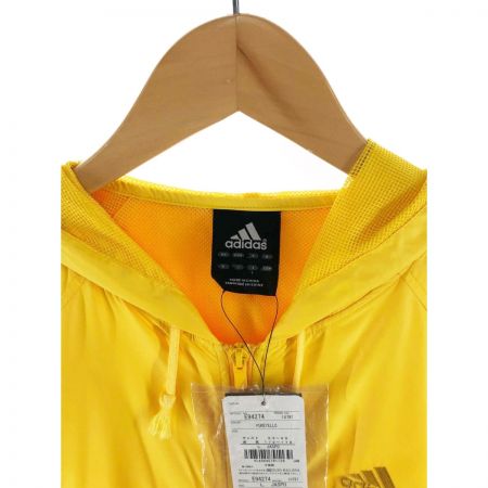  adidas アディダス メンズ ナイロンパーカー サイズL E94274 イエロー