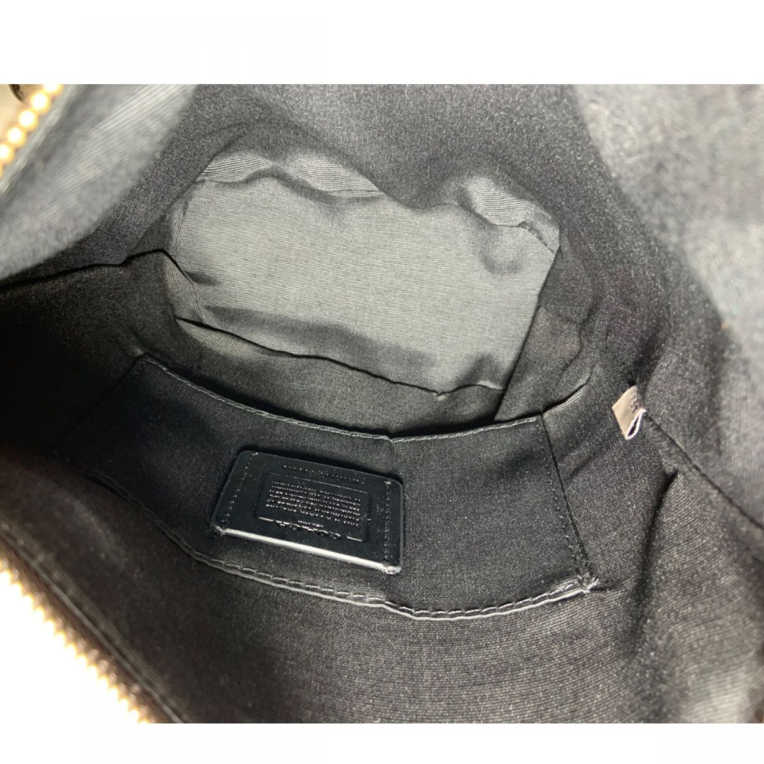 中古】 COACH コーチ シグネチャー ショルダーバッグ F76669 ダーク