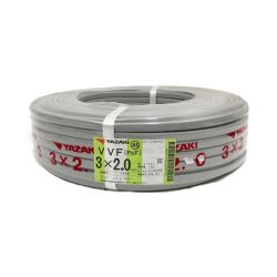 〇〇 YAZAKI  電材 VVFケーブル 3芯 3× 2.0 PbF 100m 未開封品 Nランク