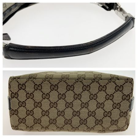  GUCCI グッチ GGキャンバス ハンドバッグ 000-0602 ベージュ