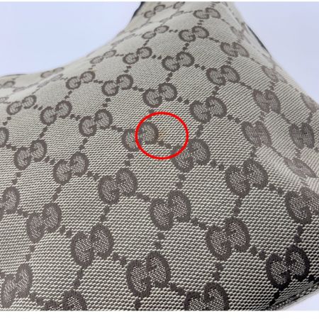  GUCCI グッチ GGキャンバス ハンドバッグ 000-0602 ベージュ