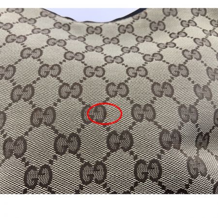  GUCCI グッチ GGキャンバス ハンドバッグ 000-0602 ベージュ