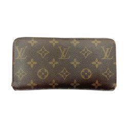 〇〇 LOUIS VUITTON ルイヴィトン モノグラム ジッピーウォレット ラウンドファスナー長財布 M42616 現状渡し Dランク