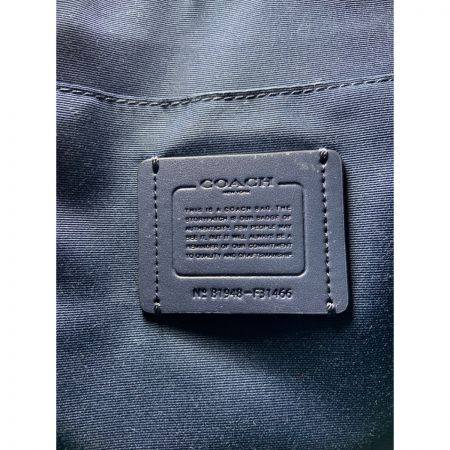  COACH コーチ ラグジュアリー ペプルドレザー ミニサッチェル 2WAY ハンド トートバッグ F31466 ネイビー