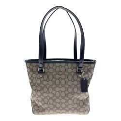 〇〇 COACH コーチ シグネチャー ショルダーバッグ トートバッグ  F58282 ベージュ Bランク
