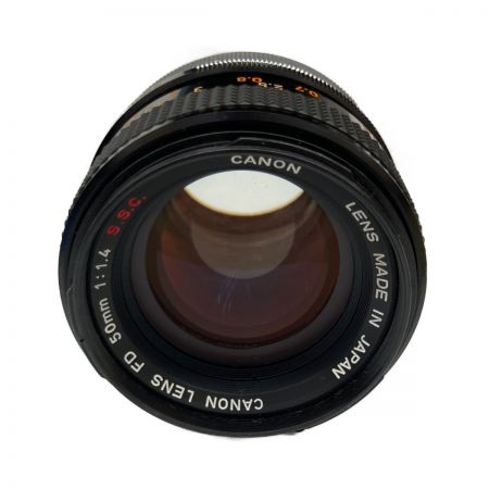  CANON キャノン CANON LENS FD レンズ 50mm F1.4 S.S.C ジャンク品 現状渡し