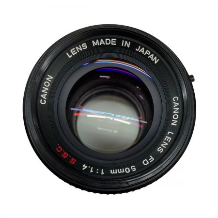  CANON キャノン CANON LENS FD レンズ 50mm F1.4 S.S.C ジャンク品 現状渡し