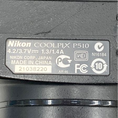  Nikon ニコン コンパクト デジタルカメラ COOLPIX P510 ブラック ジャンク品 現状渡し