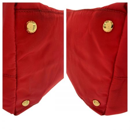  PRADA プラダ ナイロン 2WAYトートバッグ BN2106 レッド