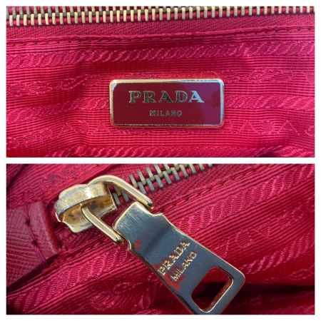  PRADA プラダ ナイロン 2WAYトートバッグ BN2106 レッド