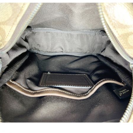  COACH コーチ シグネチャー ヘリテージストライプ  F70078 ベージュ