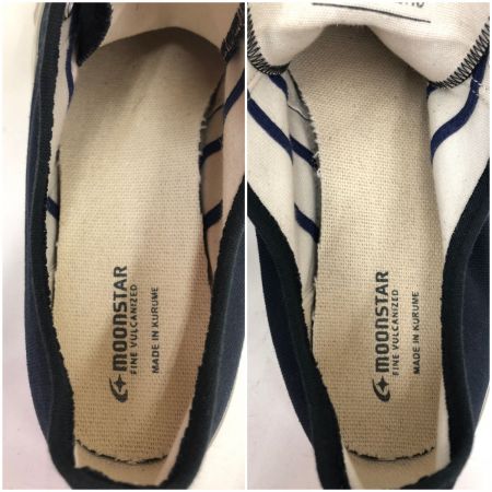  MoonStar ムーンスター 月星 メンズ スニーカー FINE VULCANIZED GYM CLASSIC 27cm ネイビー×ホワイト