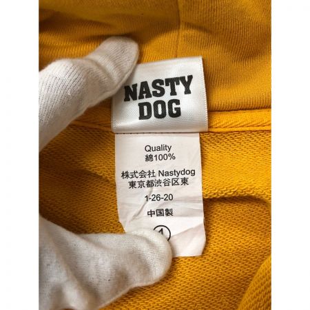 【中古】 NASTY DOG メンズ プルオーバーパーカー サイズ1 イエロー