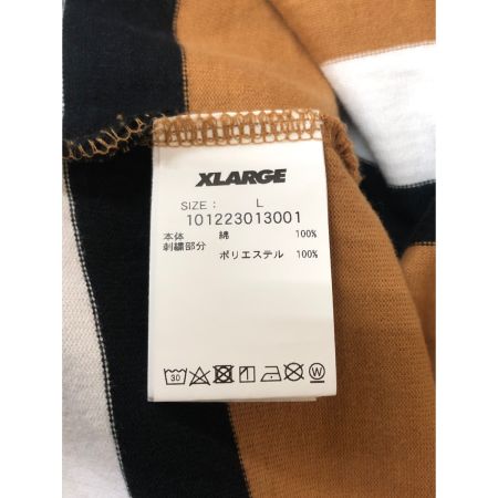  X-LARGE エクストララージ メンズ シャツ ラガーシャツ サイズL ブラウン×ブラック×ホワイト