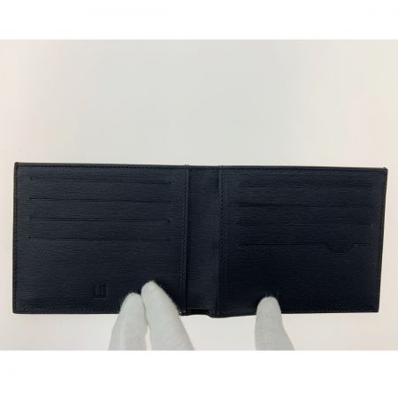  dunhill ダンヒル サイドカー ガンメタル 二つ折り財布 19F2F32SG001R ブラック