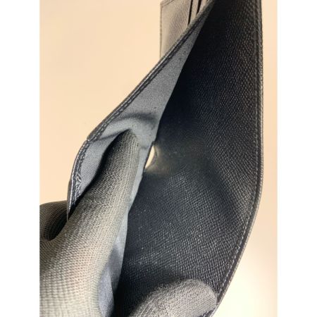  BVLGARI ブルガリ レザーロゴ 二つ折り財布 33885 ブラック 現状渡し