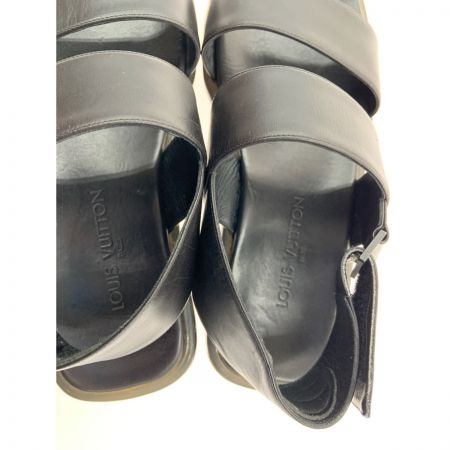  LOUIS VUITTON ルイヴィトン ストラップサンダル ブラック