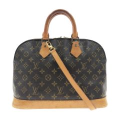 〇〇 LOUIS VUITTON ルイヴィトン モノグラム アルマPM ハンドバッグ  M53151 ブラウン Dランク