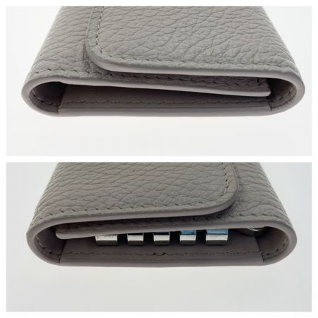  PRADA プラダ レタリングロゴ 4連キーケース キーケース キーホルダー 4連  1PG004 ベージュ