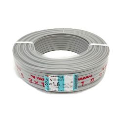 〇〇 YAZAKI ヤザキ  電材 VVFケーブル 3芯 3× 1.6 PbF 100m 未開封品 Nランク