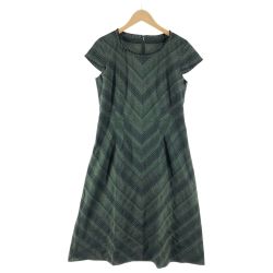 〇〇 Leilian レリアン レディース ワンピース サイズ11 グリーン Bランク