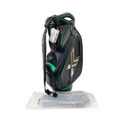 〇〇 DUNLOP ダンロップ ゼクシオ XXIO プロレプリカモデル 9.5型 キャディバッグ ゴルフバッグ GGC-X140 ブラック×グリーン x グリーン Sランク