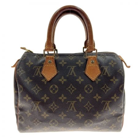  LOUIS VUITTON ルイヴィトン モノグラム スピーディ25 ハンドバッグ M41528 ブラウン