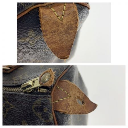  LOUIS VUITTON ルイヴィトン モノグラム スピーディ25 ハンドバッグ M41528 ブラウン