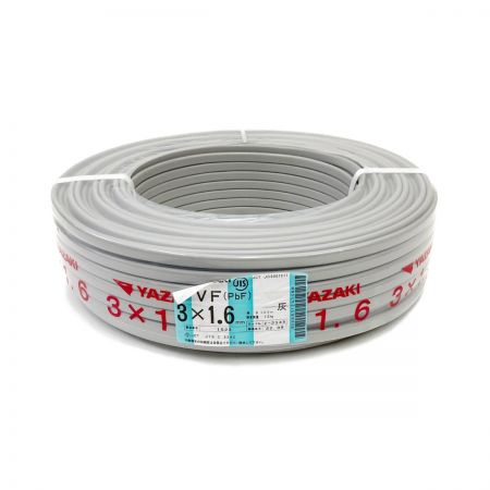  YAZAKI ヤザキ  電材 VVFケーブル 3芯 3× 1.6 PbF 100m 未開封品