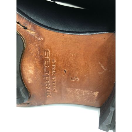  madras マドラス メンズ 靴 ビジネスシューズ プレーントゥ 革靴 サイズ5 ブラック